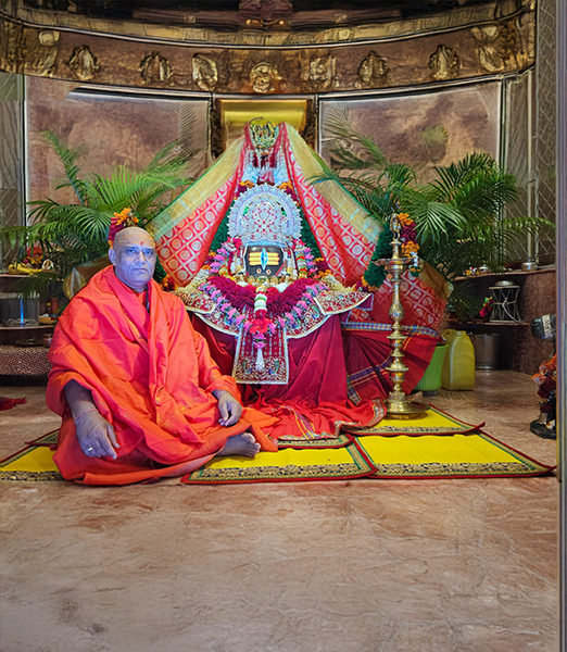 Swami Girishanand at Rameshwaram Mahadev Saket Dham Ashram